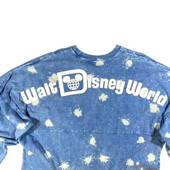 Spirit Jersey x Disney Denim Bleached Oversized Shirt - XL - Picture 5 of 5